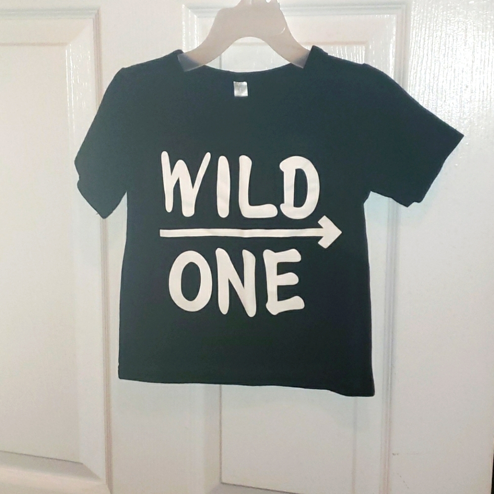 🏹💚Wild One T-Shirt🧸 Short Sleeve📢 2T